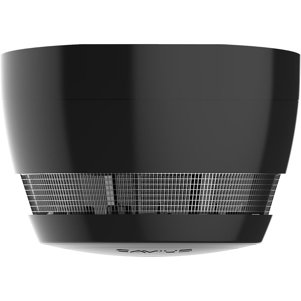 Cavius Black trådløs seriekoblet optisk røykvarsler - 5 års batteri